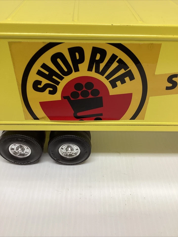 Vintage ERTL Shop Rite Supermarket Semi Tractor & Trailer~#2504 & 2544~Good Cond - Image 4 of 4