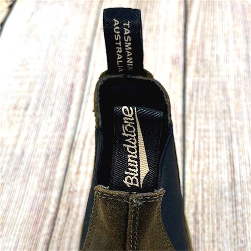 Stivali Chelsea Blundstone 592 uomo taglia 7 donna taglia 8 scamosciati marroni invecchiati - Foto 9 di 10