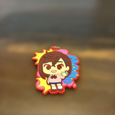 Dandadan Peach Rubber Keychain Character Goods Game Toy No Visible Damage