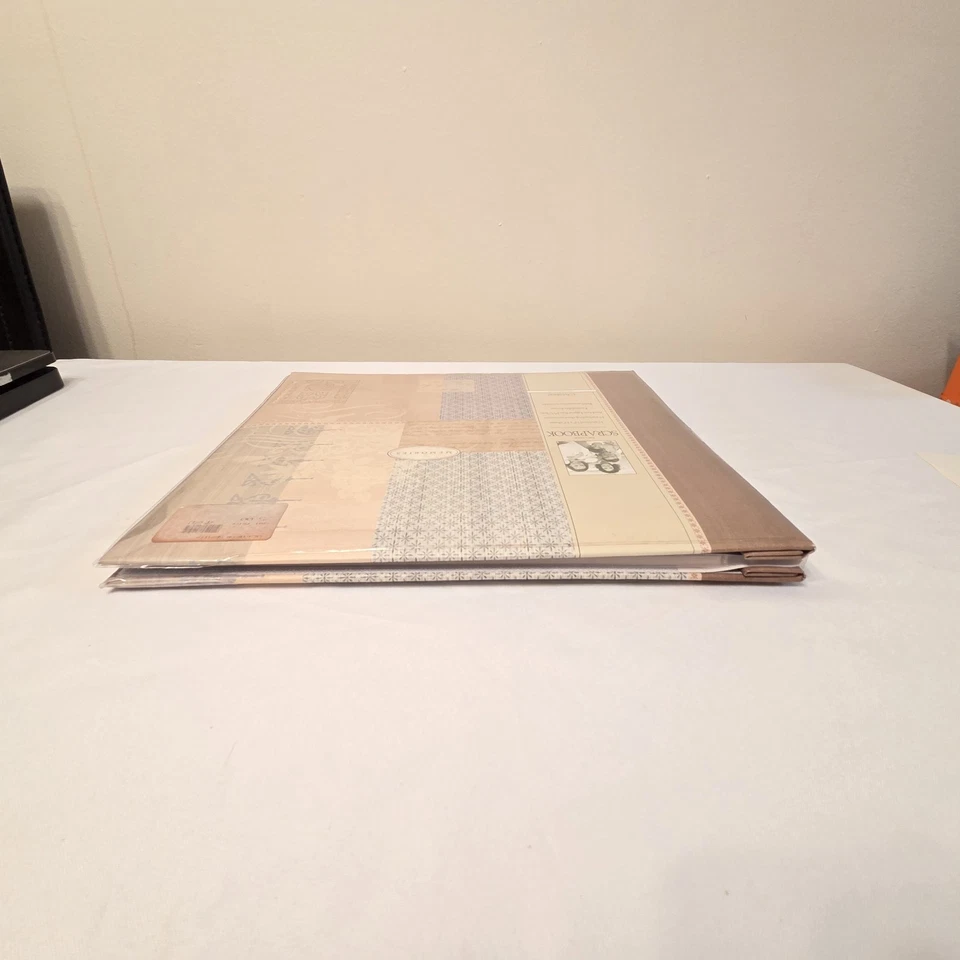 C.R. Álbum de recortes Gibson "Memories" tostado, azul, verde 12 X 12 encuadernado NUEVO Foto 4 de 4