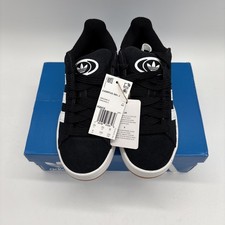 Adidas Campus 00s J Kids Black and White Skate Shoes HQ6638 Size 4 US New w/ Box