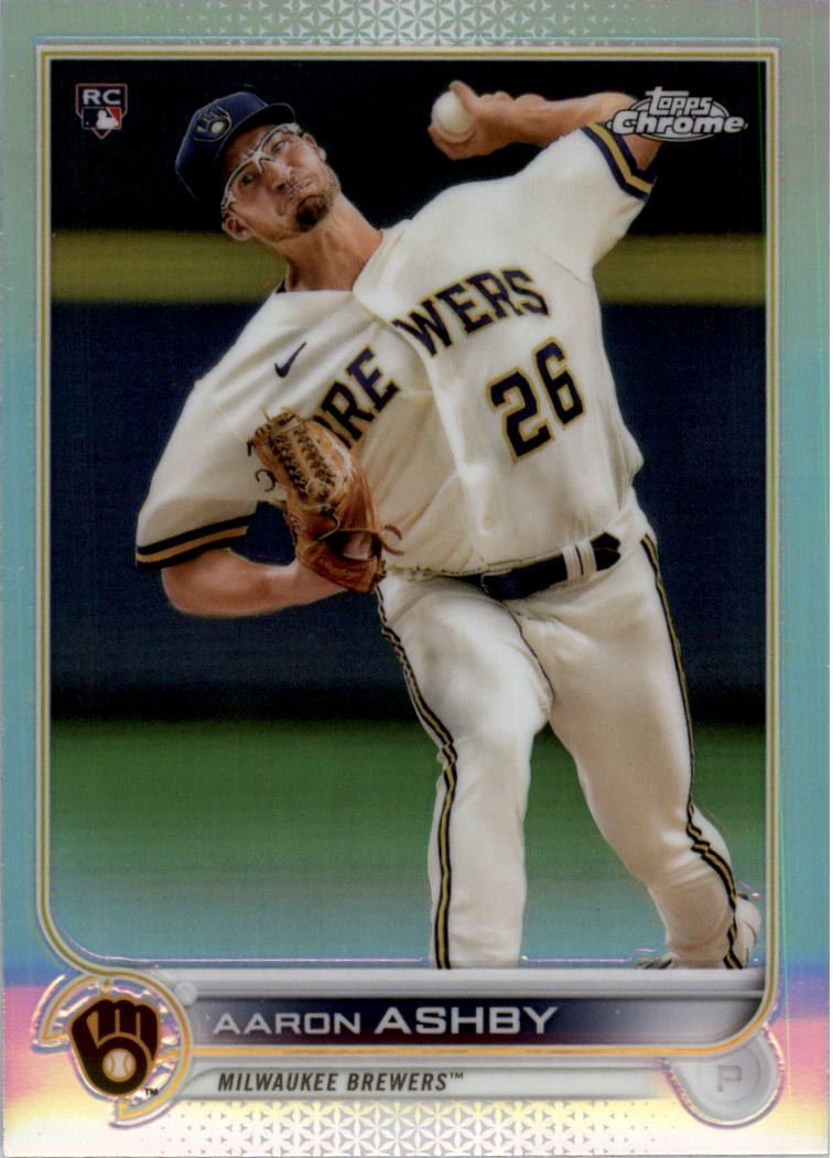 2022 Topps Chrome Refractors #80 Aaron Ashby - BB