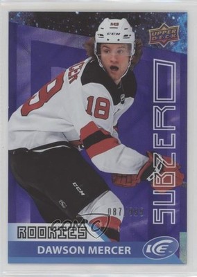 2021-22 Upper Deck Ice Sub Zero Rookie 87/999 Dawson Mercer #SZ-55 03uh