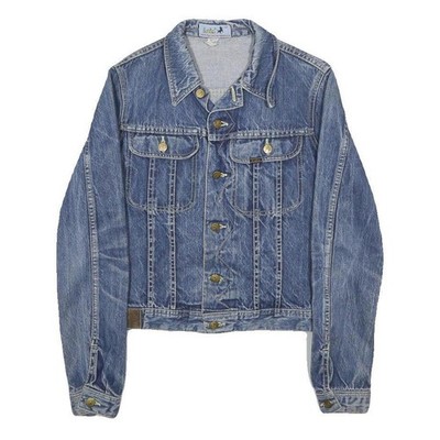 LOIS Damen Jeansjacke Blau aus Baumwolle S Klassische Passform Vintage