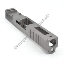 Brownell's slide for Glock 19, G19 Gen 3 - Ported RMR Stainless Steel