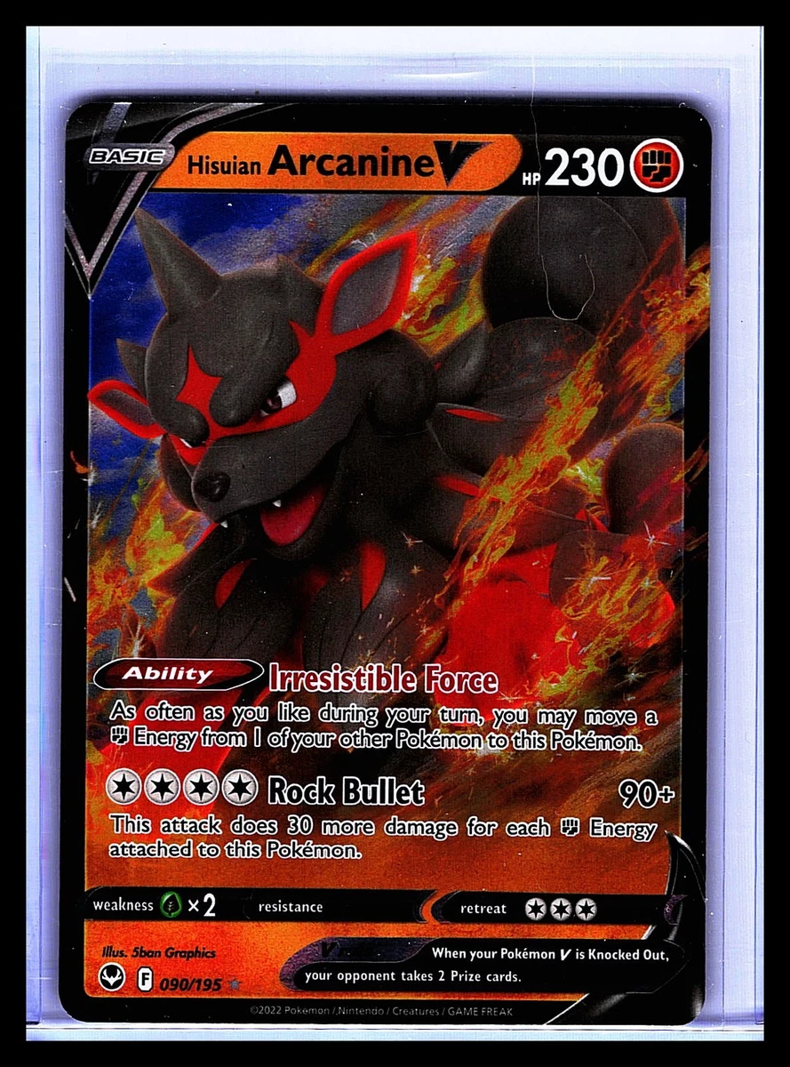 Hisuian Arcanine V Pokémon TCG Cards for sale | eBay