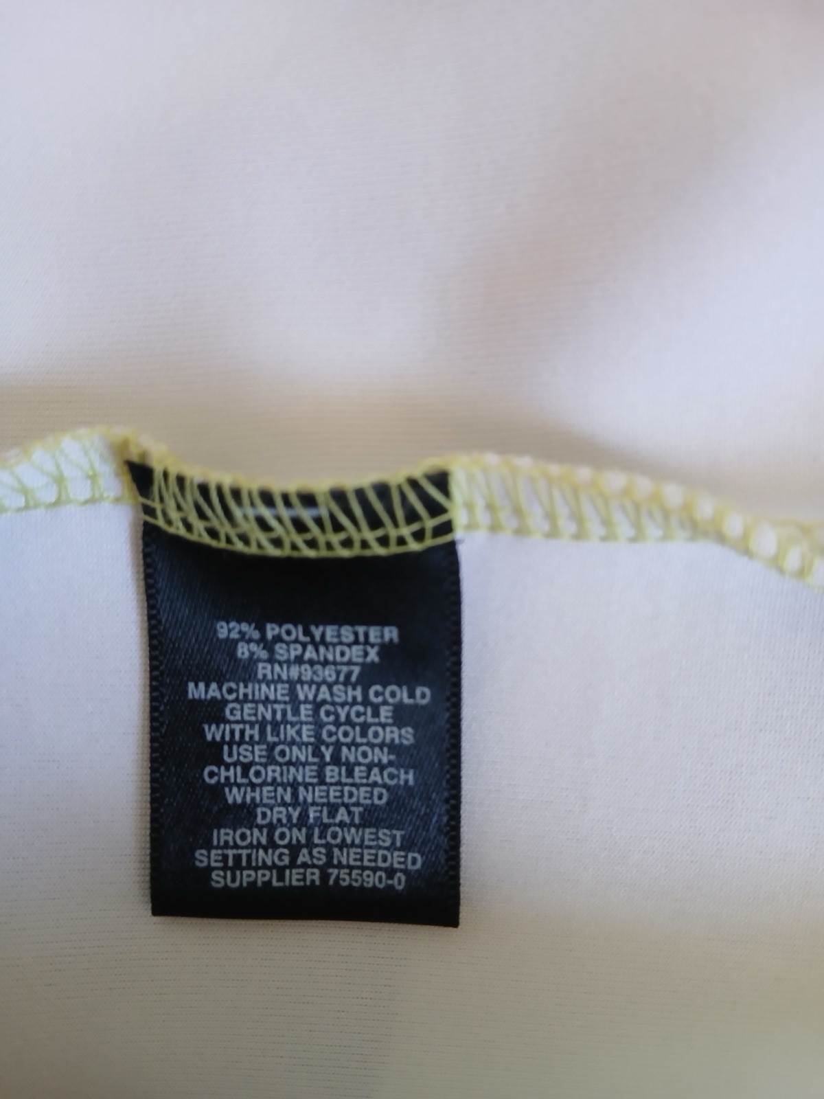 BOLD Elements Women’s Sunday Lemon Floral Print XL Tank Top Sleeveless V-neck