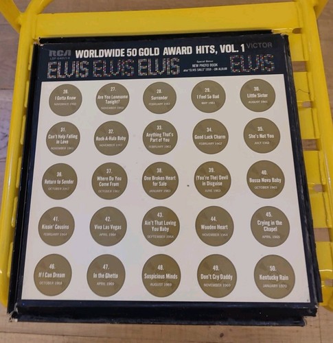 ELVIS PRESLEY WORLDWIDE 50 GOLD AWARD HITS VOL.1 4LP BOX RCA come Nuovo - Foto 2 di 10