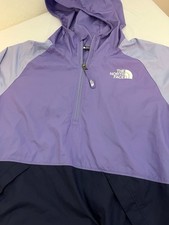 The North Face Youth/Junior Lg14-16, Hooded 1/4th Zip Windbreaker, Windwall