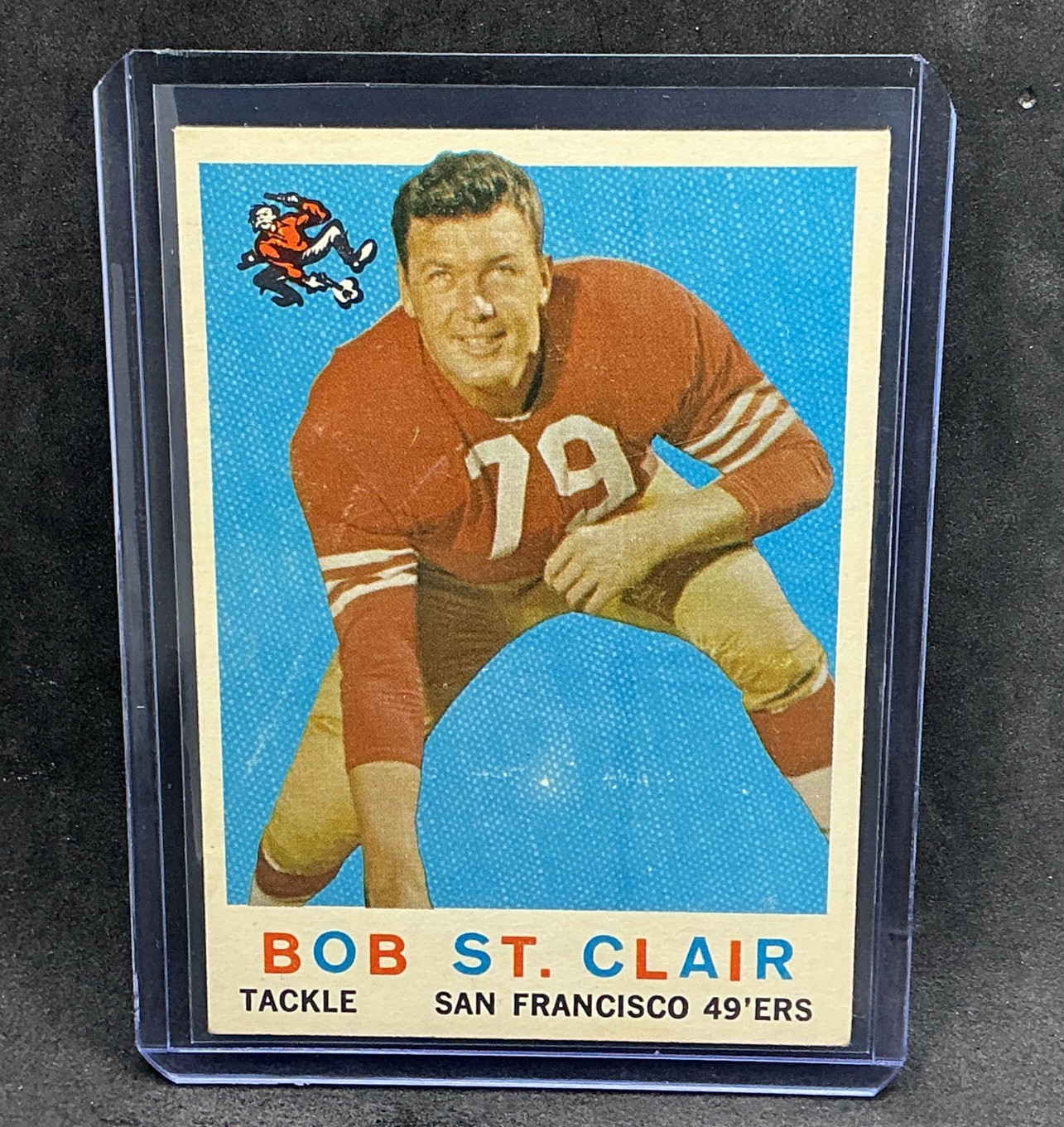 1959 Topps - Bob St. Clair #58 San Francisco 49ers