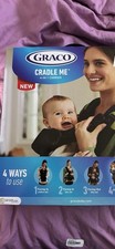 Graco Cradle Me 4-in-1 Baby Carrier Breathable Mesh Front Panel Sun Protection