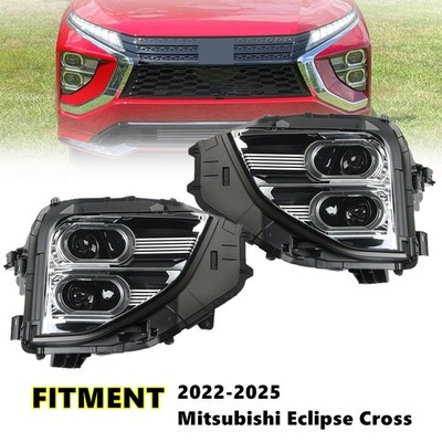 Left&Right New LED Headlight For 2022-2025 Mitsubishi Eclipse Cross Headlamp