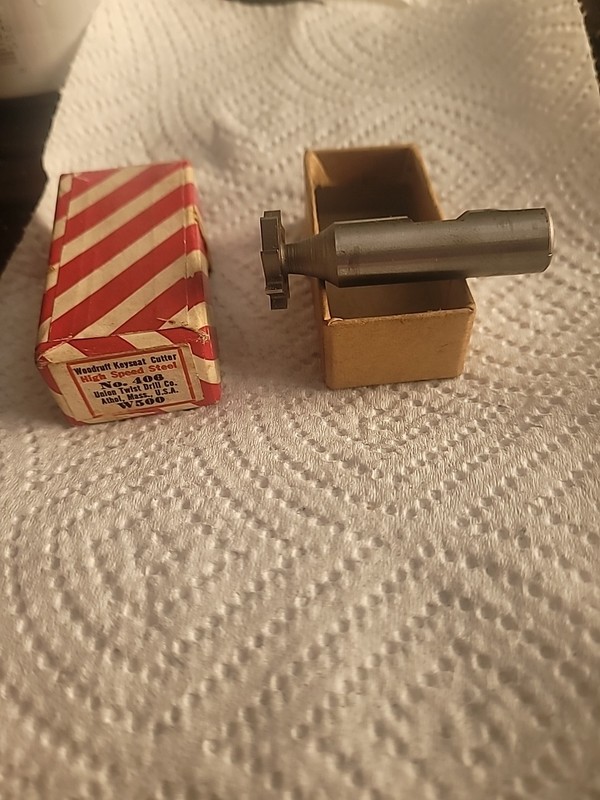 Woodruff Keyseat Cutter Hss No.406 Union Twist Drill Co