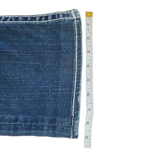 True Religion VTG Gina Super Boot Cut Jeans Sz 28 Women’s Low Rise Stitched Blue - Picture 11 of 11