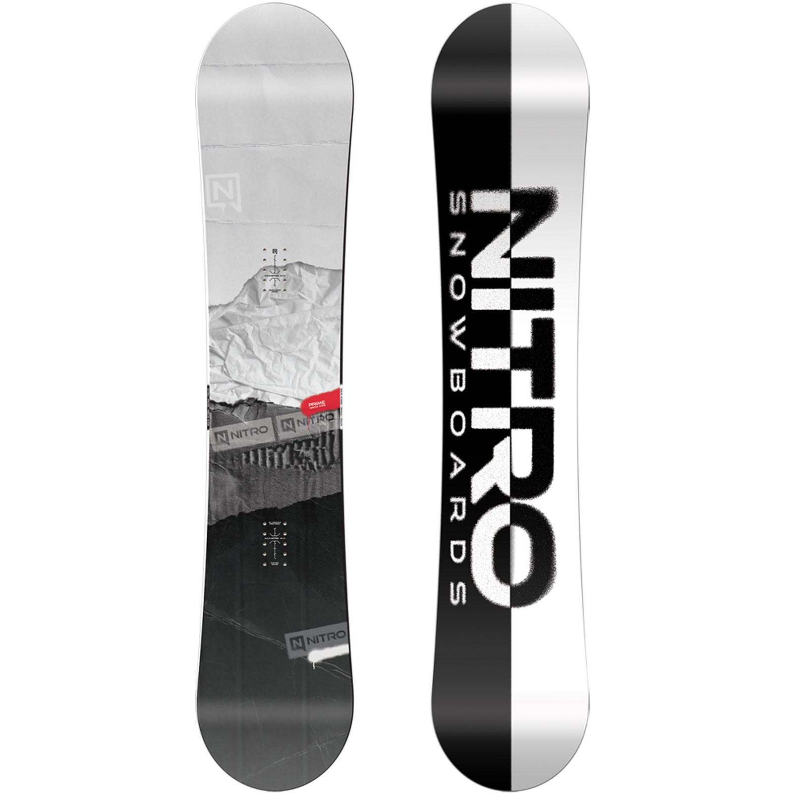Nitro Prime Raw Herren Snowboard All Mountain Freestyle 2025 NEU