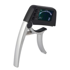 Guitar Capo Tuner Zinc Alloy ABS 2 In 1 Clip With LCD For Acoustic Electric