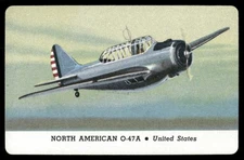 North American 1944 War Airplanes Jets Leaf Card (NM)