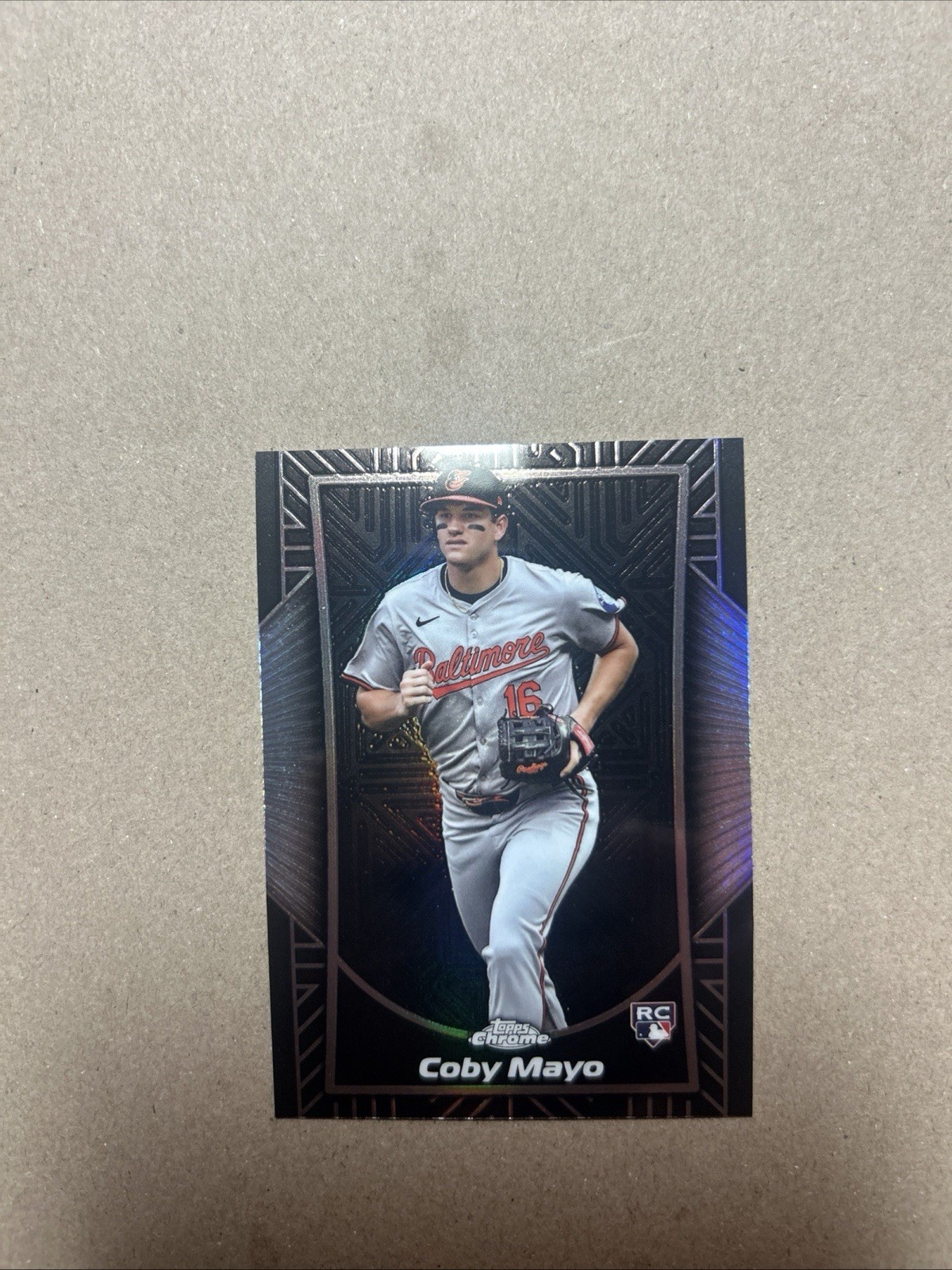 Coby Mayo 2025 Topps Chrome Shadow Etch Rookie RC #SE-12 Case Hit Orioles