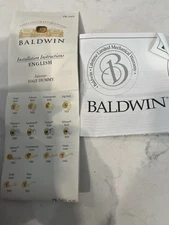 Baldwin Reserve Half Dummy Curve Lever LH Traditional Arch Rose Venetian Bronze