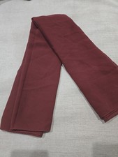 Premium Chiffon Hijab Wrap Shayla Scarf Shawl Muslim Maroon Red