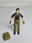 G.I. Joe Flint Figure 1985 Hasbro Vintage with Backpack Warrant Officer 80s Toy