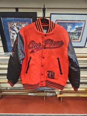 HEAVY DUTY Dim Mak X One Piece KID PUNK ROTTEN Black & Red Varsity