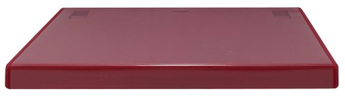 Lot de boîtiers DVD simples couleur rouge uni STANDARD - Photo 3/3
