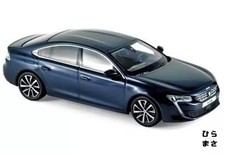 Miniature Car 1/43 Peugeot 508 2018 Dark Blue Diecast Highly Detailed