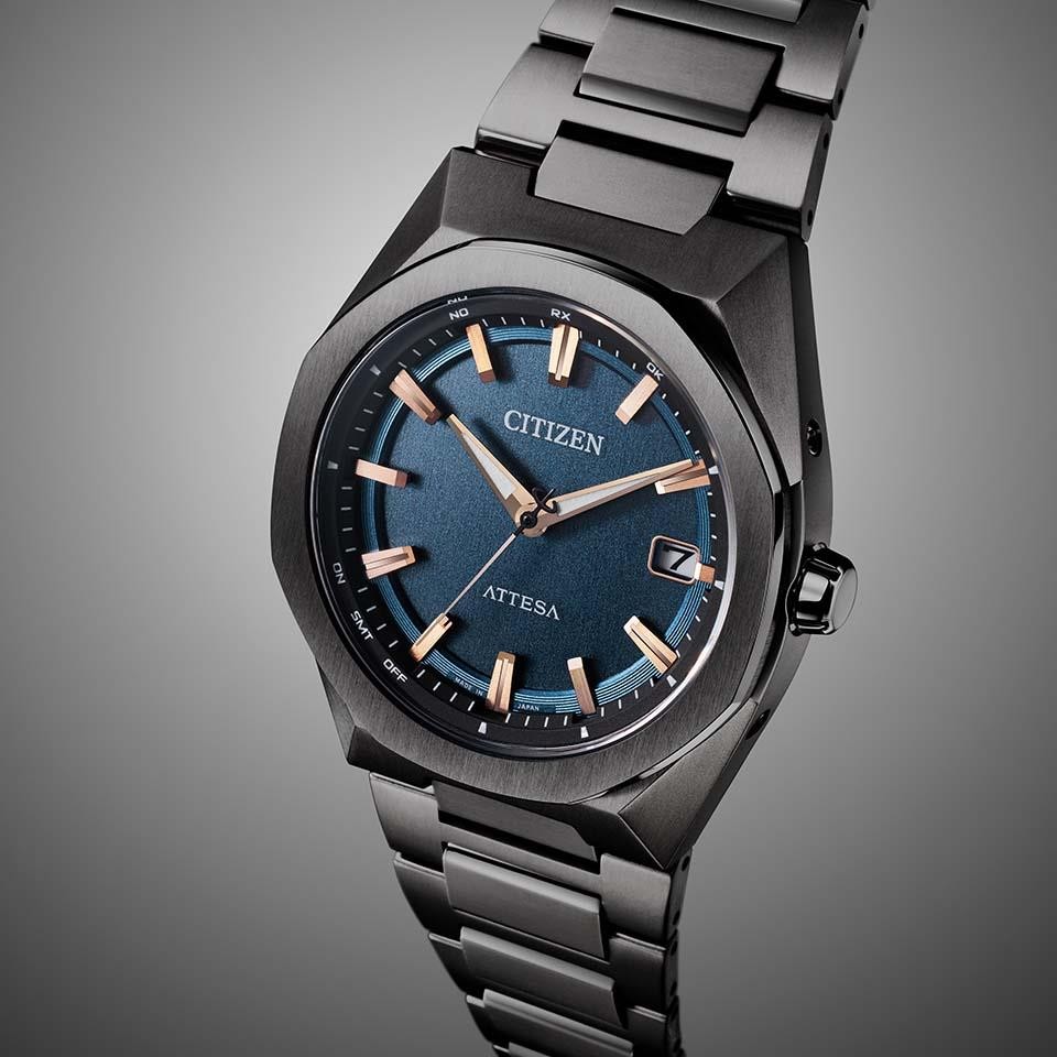 CITIZEN ATTESA CB3045-61L Black Titanium Eco-Drive Multiband 6