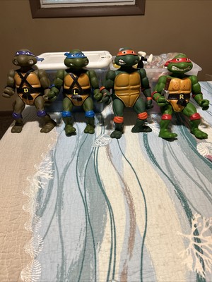 VTG Teenage Mutant Ninja Turtles Giant 13”, All 4, Original 1989