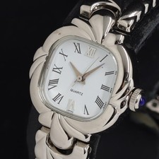 Vintage Citizen x Noevir 6L32-1181 Castalia Ladies Quartz Watch White Not Test