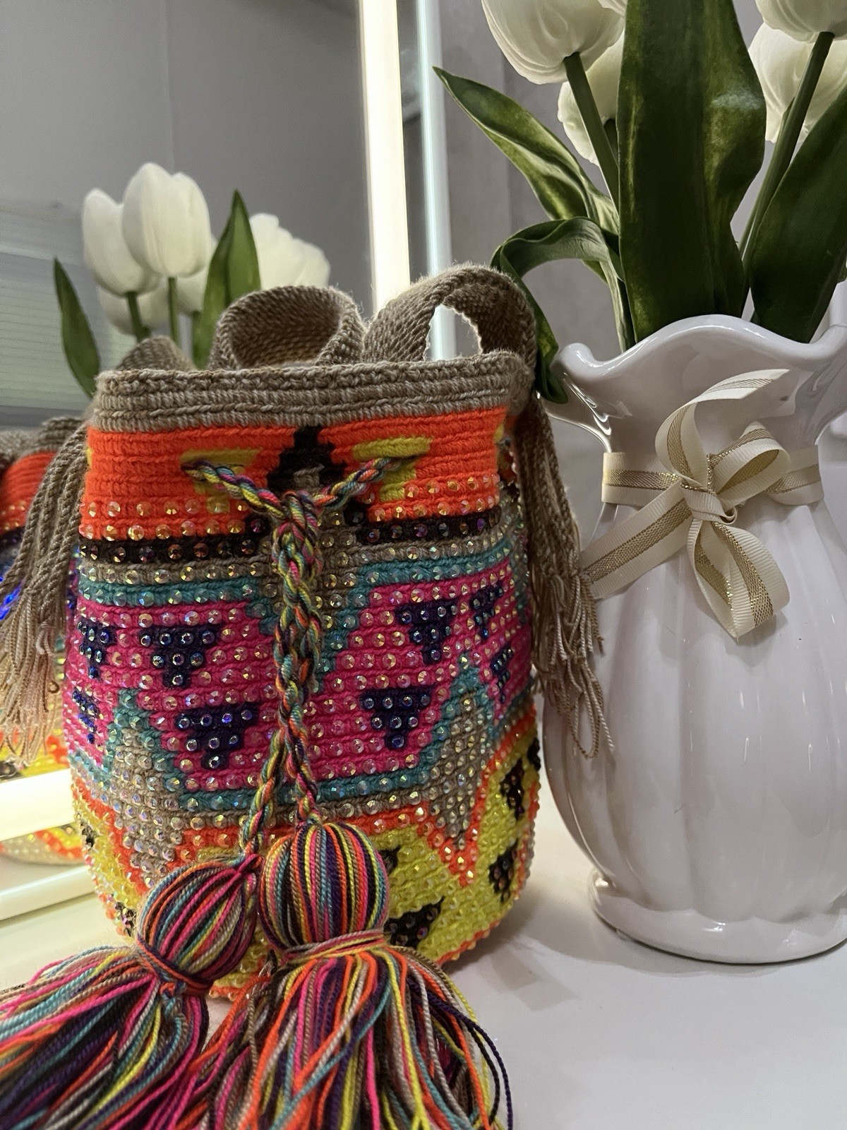 Wayuu Multicolor Mini Bags Colombian 🇨🇴 Wayuu Mochila Wayuu Artesanales