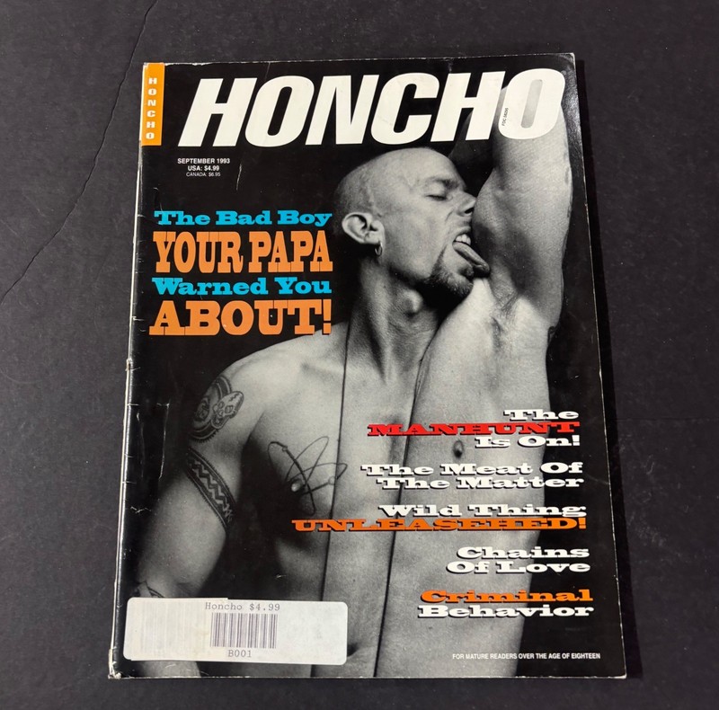 VINTAGE HONCHO MAGAZINE SEPTEMBER 1993 GAY INTEREST