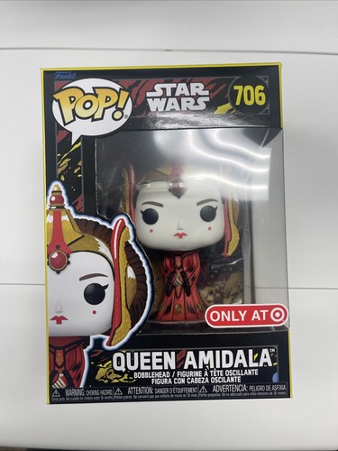 Funko Pop Star Wars 706 Queen Amidala Exclusive Vinyl Figure With Protector