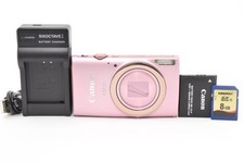 Canon IXY 630 Pink Digital Camera 16MP 12x Zoom Wi-Fi Full HD w/Charger Battery