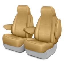 For Nissan Frontier 10-21 Saddleman Leatherette 1st Row Tan Custom Seat Covers