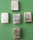 (5) X 1 Gram Valcambi Suisse Bars .999  Fine Silver - Sold Out Online