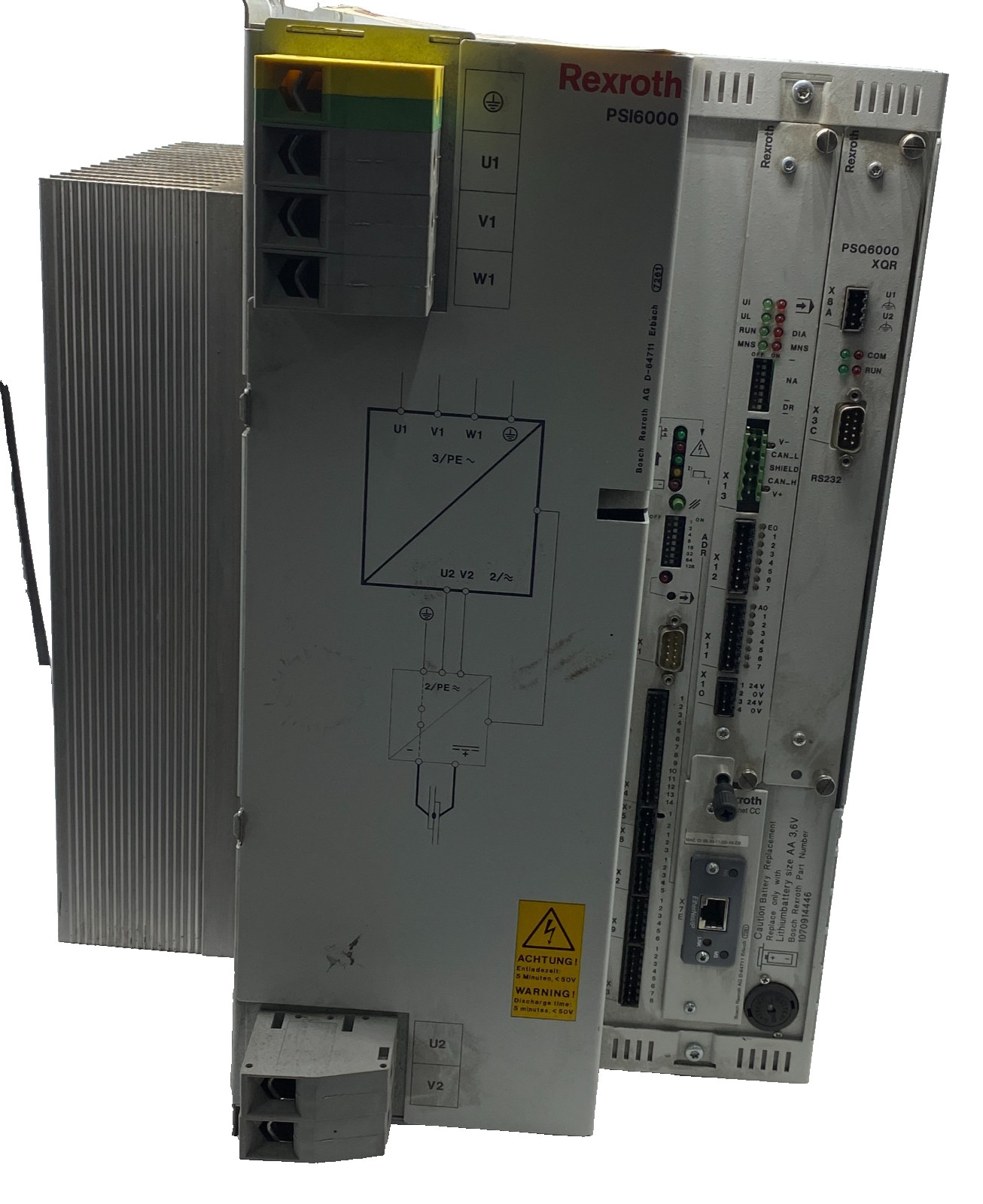 BOSCH REXROTH PSI6000 WELDING INVERTER PSI 6300.624 L1 PSQ6000 XQR 400-480V 🎯