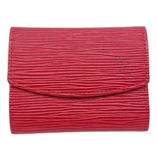 Louis Vuitton Epi Porte-Monnaie Sample Coin Case Red