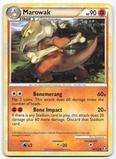 Marowak 44/102 Triumphant Pokemon Card Non-Holo LP