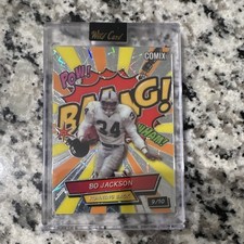 Wild Card Comix BAANG! Bo Jackson Serial Numbered Football Card 2025