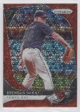 2020 Panini Prizm Tier II Quick Pitch Red Donut Circle 51/99 Brendan McKay 0rm6