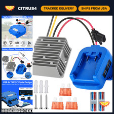 24V to 12V Step Down Converter Adapter, 15A 180W Inverter, USB  Type C for DIY