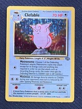 Wizards of the Coast 1999 Pokemon TCG Clefable Prerelease Promo Holo 1/64