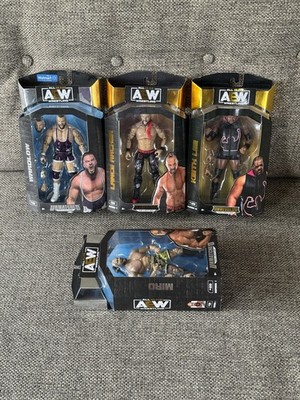 AEW Lot Of 4 Wardlow Miro Lance Archer Keith Lee Wrestling Action Figures Toy