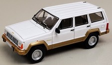 Brekina NEW HO 1/87 Scale Jeep Cherokee Truck in White & Gold Finish