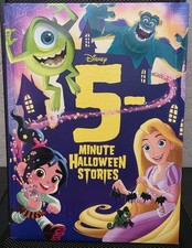Disney 5-Minute Halloween Stories Hardcover 12 Stories Kids 2018