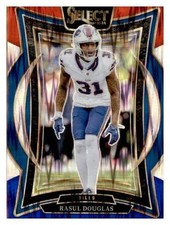 2024 Panini Select #89 Rasul Douglas Red & Blue Prizm Shock