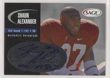 2000 SAGE Auto Silver 40/400 Shaun Alexander #A2 Auto 1j6