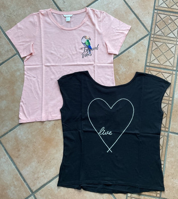 T-Shirt von Mango/H&M Gr.S-2er Pack